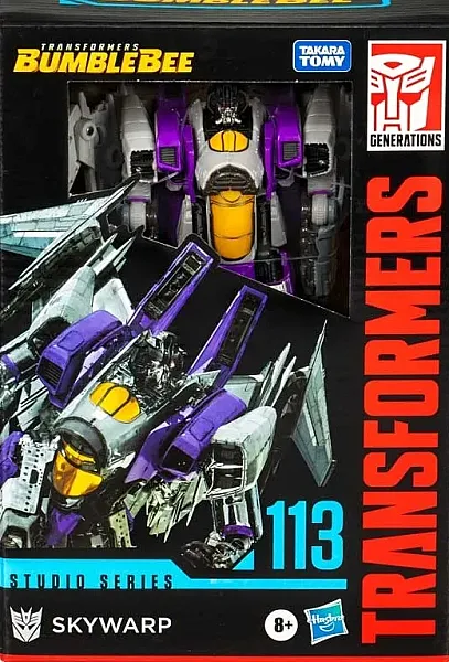 TRANSFORMERS: BUMBLEBEE GENERATIONS STUDIO SERIES VOYAGER CLASS ACTION FIGURE SKYWARP 18 CM